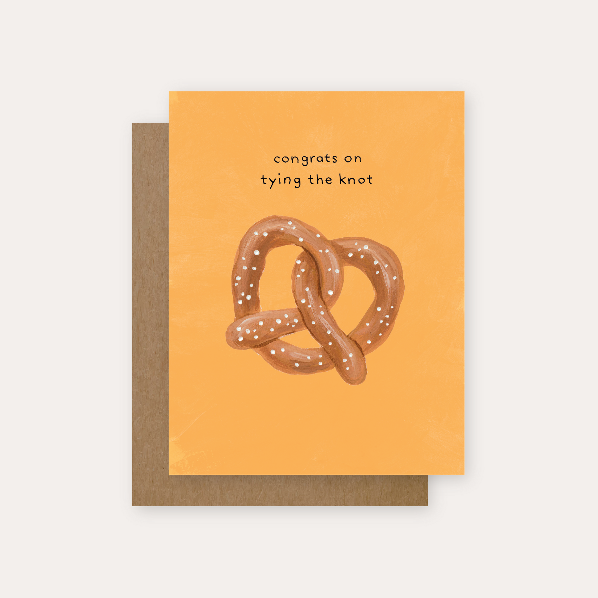 Congrats on Tying the Knot Greeting Card