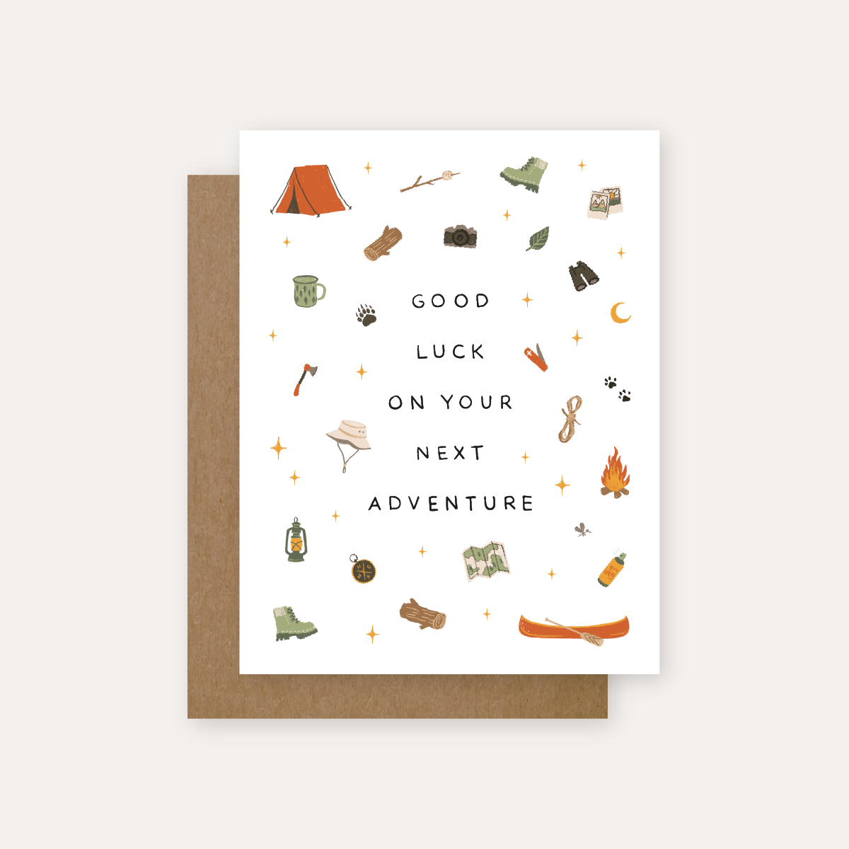 Good Luck On Your Next Adventure Greeting Card