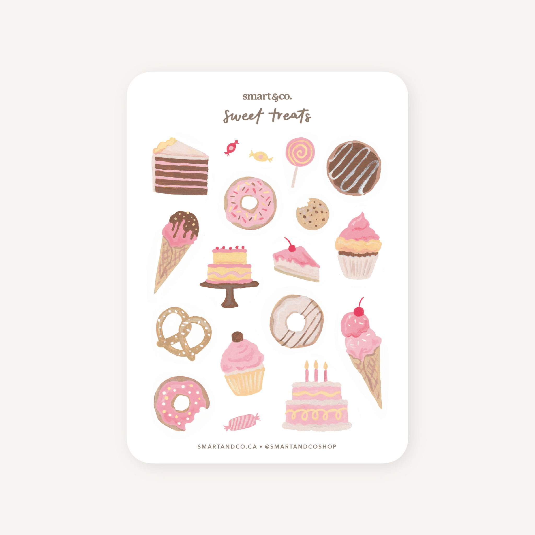 Sweet Treats Sticker Sheet